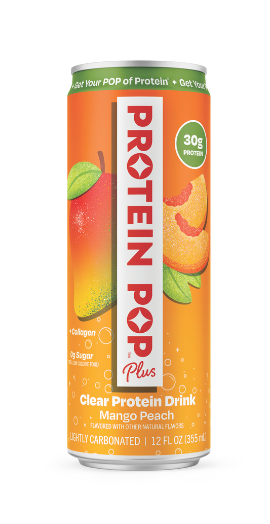 Protein Pop Plus 30g Mango Peach - 12 pack - proteinpop.com