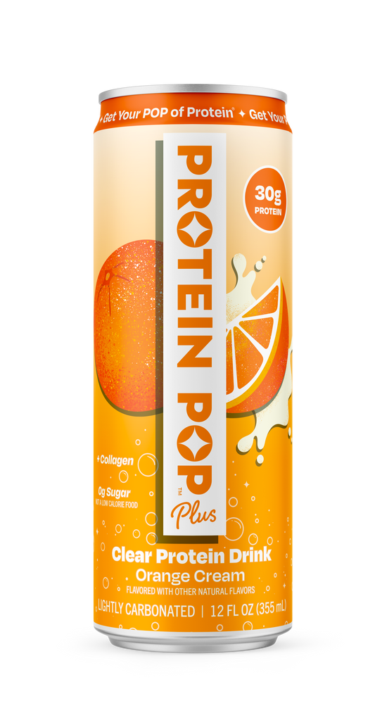 Protein Pop Plus 30g Orange Cream- 12 pack - proteinpop.com