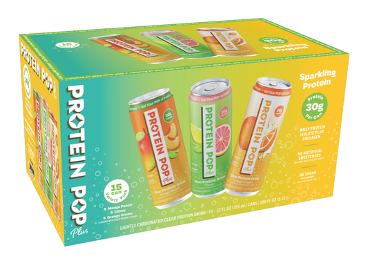 Protein Pop Plus 30g - Variety Pack - 15 Pack